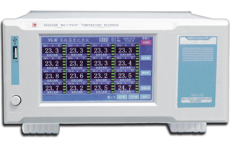 威格多路溫度測量儀 溫升測試儀(VG1016W)廠家直銷，品質(zhì)保障插圖